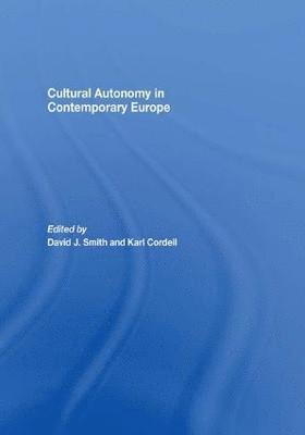 Cultural Autonomy in Contemporary Europe 1