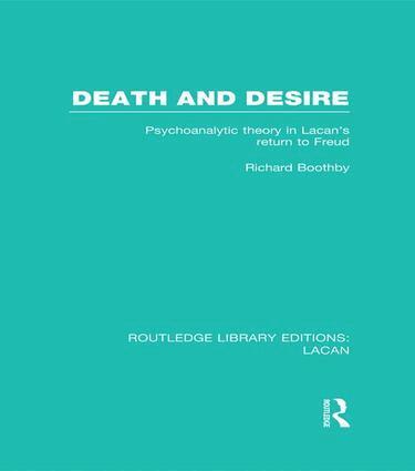 Richard Boothby - Death and Desire (RLE: Lacan), Häftad