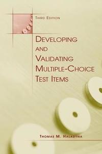 bokomslag Developing and Validating Multiple-choice Test Items