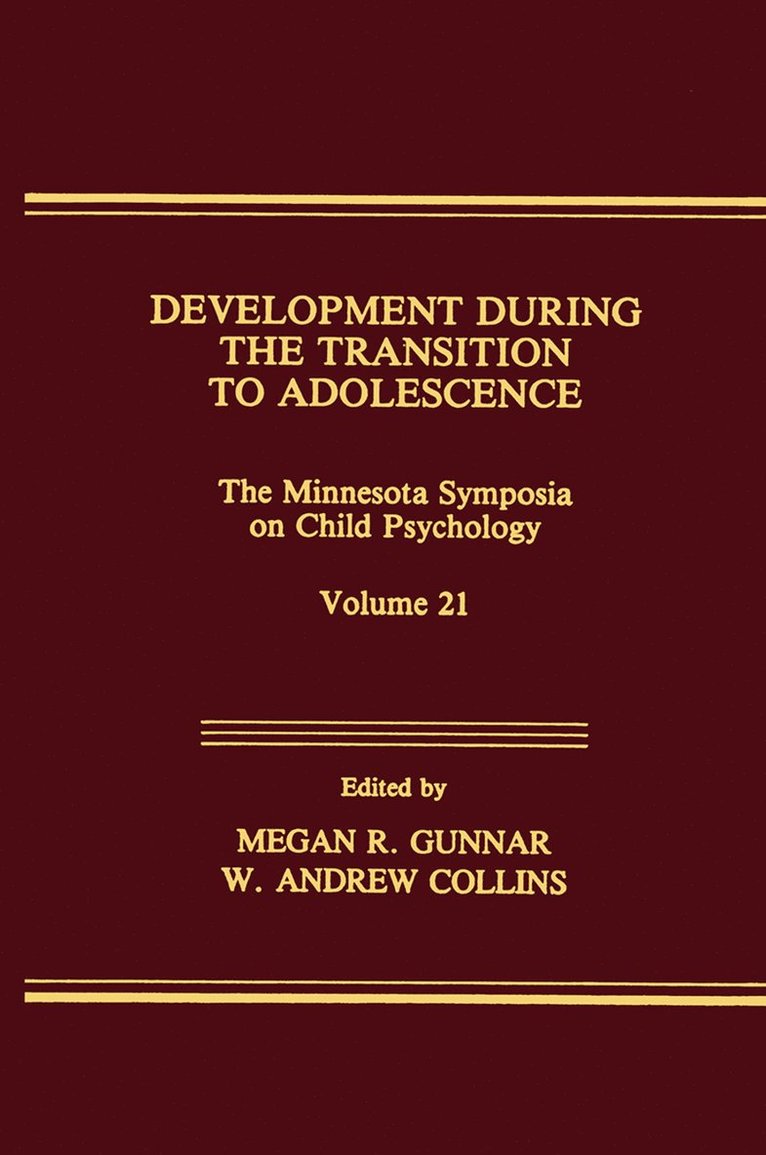 Development During the Transition to Adolescence 1