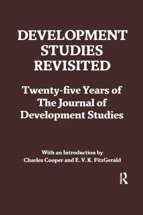 Charles Cooper, E. V. K. FitzGerald, Charles Cooper, E. V. K. Fitzgerald - Development Studies Revisited, Häftad
