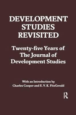 Charles Cooper, E. V. K. FitzGerald, E. V. K. Fitzgerald, Charles Cooper, E. V. K. Fitzgerald - Development Studies Revisited, Häftad