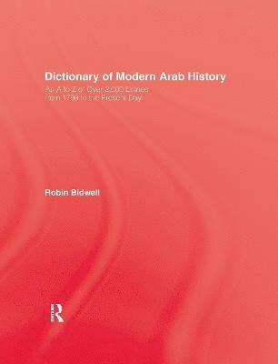 bokomslag Dictionary Of Modern Arab Histor