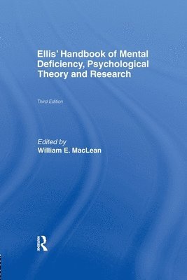 bokomslag Ellis' Handbook of Mental Deficiency, Psychological Theory and Research