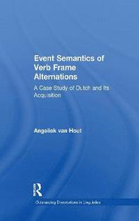 bokomslag Event Semantics of Verb Frame Alternations
