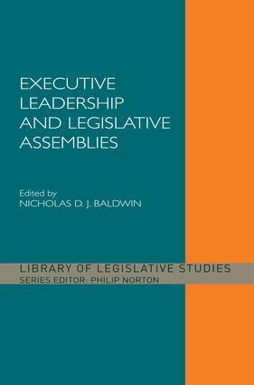 Nicholas D. J. Baldwin - Executive Leadership and Legislative Assemblies, Häftad