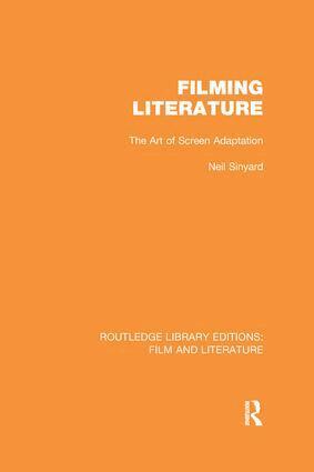 Neil Sinyard - Filming Literature, Häftad