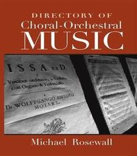 bokomslag Directory of Choral-Orchestral Music