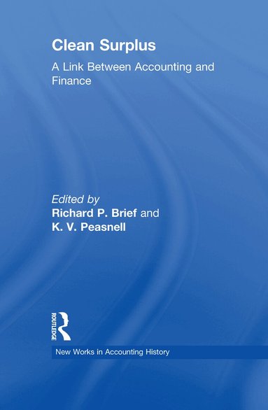 Richard P. Brief, K. V. Peasnell - Clean Surplus, Häftad
