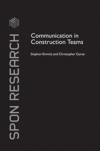 bokomslag Communication in Construction Teams