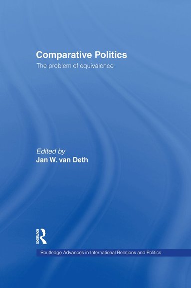 Jan van Deth - Equivalence in Comparative Politics, Häftad