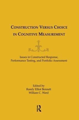 bokomslag Construction Versus Choice in Cognitive Measurement