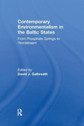 bokomslag Contemporary Environmentalism in the Baltic States