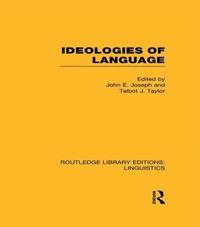 bokomslag Ideologies of Language
