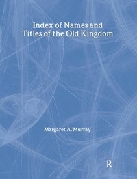 bokomslag Index Of Names & Titles Of The