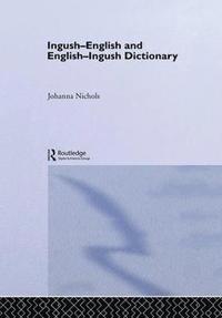 bokomslag Ingush-English and English-Ingush Dictionary