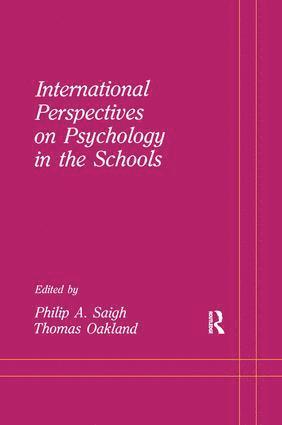 International Perspectives on Psychology in the Schools 1