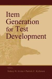 bokomslag Item Generation for Test Development