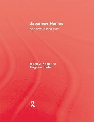 Japanese Names and How To Read Them 1