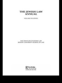 bokomslag The Jewish Law Annual Volume 14