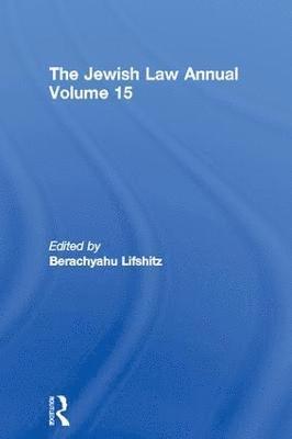 The Jewish Law Annual Volume 15 1