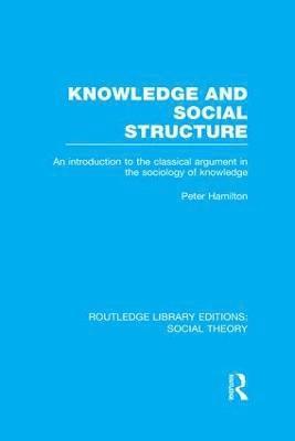 bokomslag Knowledge and Social Structure