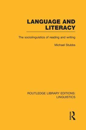 Language and Literacy (RLE Linguistics C: Applied Linguistics) 1