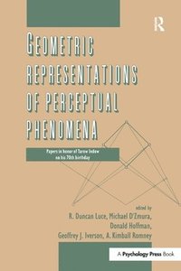 bokomslag Geometric Representations of Perceptual Phenomena