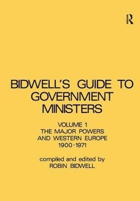 Guide to Government Ministers 1