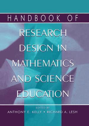 Anthony Edward Kelly, Richard A. Lesh - Handbook of Research Design in Mathematics and Science Education, Häftad