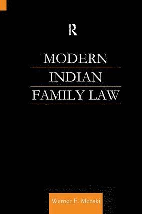 bokomslag Modern Indian Family Law