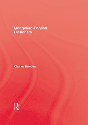 Mongolian English Dictionary 1