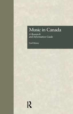 Carl Morey - Music in Canada, Häftad