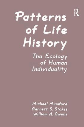 Michael D. Mumford, Garnett S. Stokes, William A. Owens, Garnett Stokes - Patterns of Life History, Häftad