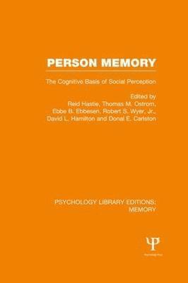 bokomslag Person Memory (PLE: Memory)