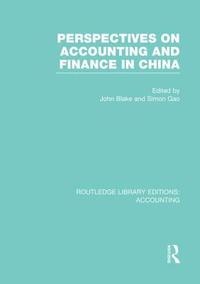 bokomslag Perspectives on Accounting and Finance in China (RLE Accounting)