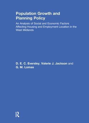 Population Growth and Planning Policy 1