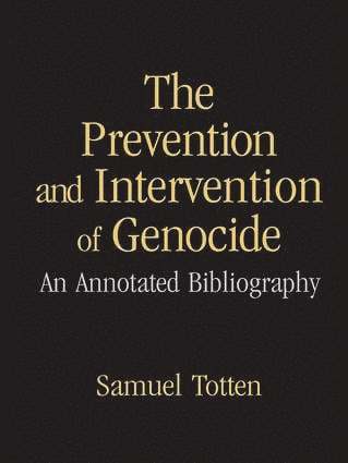 The Prevention and Intervention of Genocide 1