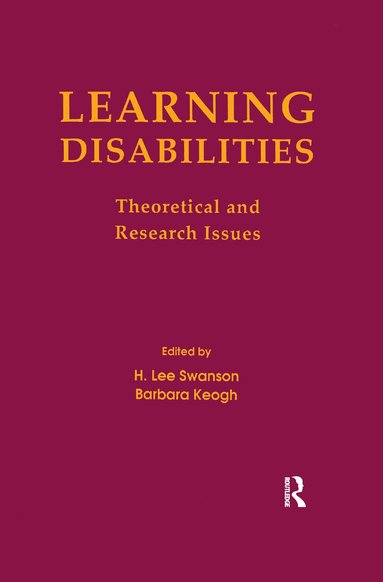 H. Lee Swanson, Barbara K. Keogh - Learning Disabilities, Häftad