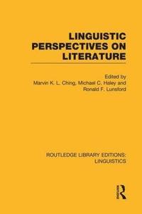 bokomslag Linguistic Perspectives on Literature