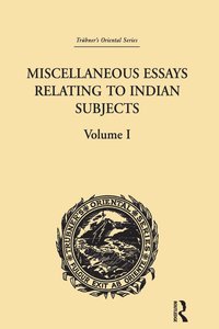 bokomslag Miscellaneous Essays Relating to Indian Subjects