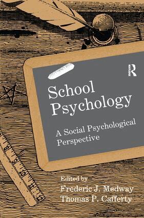 Frederic J. Medway, Thomas P. Cafferty, Frederic Medway - School Psychology, Häftad