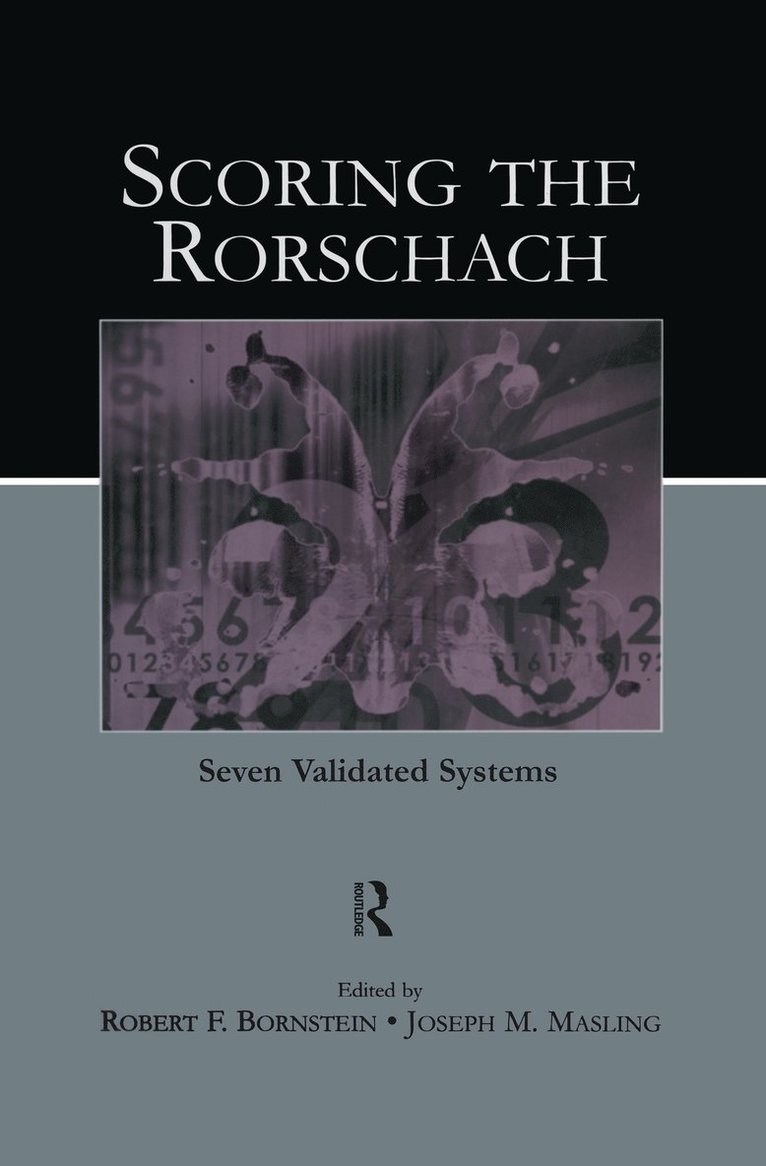 Robert F. Bornstein, Joseph M. Masling - Scoring the Rorschach, Häftad
