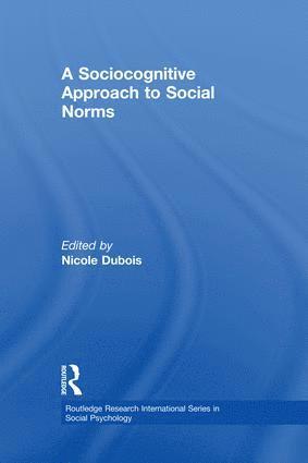 Nicole Dubois, Nicole DuBois - Sociocognitive Approach to Social Norms, Häftad