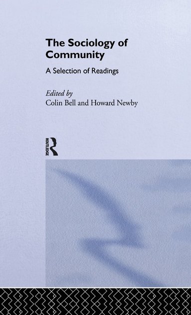 bokomslag Sociology of Community
