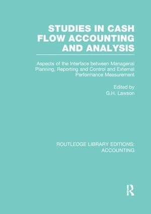 Charles Klemstine, Michael Maher, G. H. Lawson - Studies in Cash Flow Accounting and Analysis (RLE Accounting), Häftad