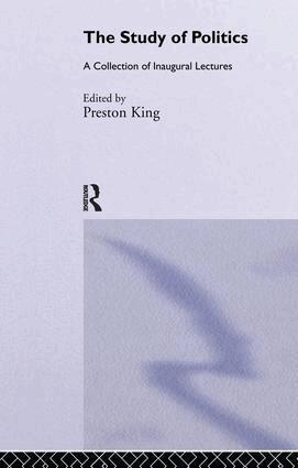 Preston King - Study of Politics, Häftad