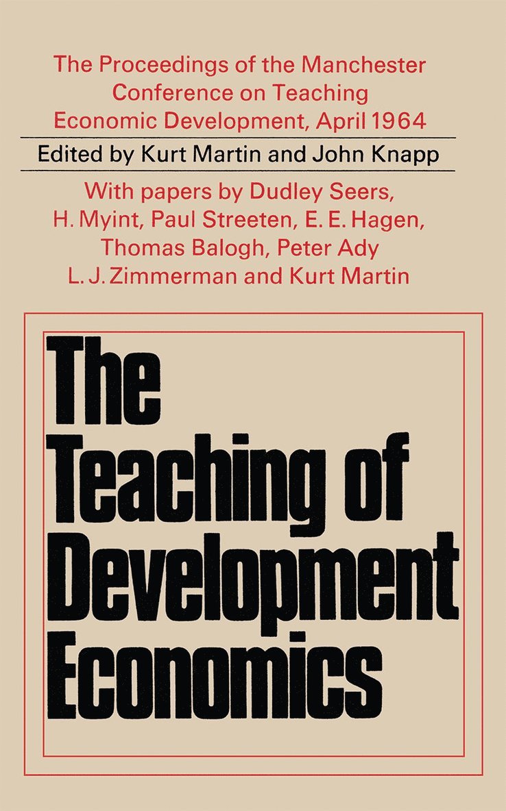 Teaching of Development Economics 1