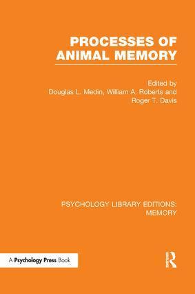 Douglas Medin, William Roberts, Roger Davis - Processes of Animal Memory (PLE: Memory), Häftad