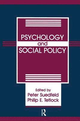 Psychology And Social Policy 1
